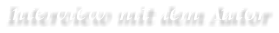 Interview mit dem Autor